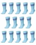 Soccer Socks - Set Of 14 Pairs - Sky/navy
