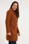 Jenna Midaxi Length Melton Winter Coat