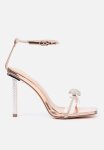 SAMBA2 Ankle Strap Heel - Rose Gold