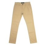 Soviet Mens Maldini Slim Leg Modern Fit Chinos In Khaki - Khaki 42