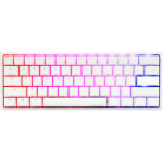 One 2 Pro MINI 60 Cherry Mx Blue Clicky Mechanical Wired Gaming Keyboard - White DKON2061ST-CUSPDWWT2