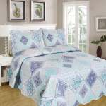 3 Piece Quilt Set Luxury T210824-5 Double Queen - Luxury Double Queen