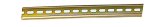 DR35S Din 35 Slotted Yellow Steel Rail 2M