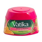 Vatika Repair & Restore Hair Styling Cream 140ML - Premium Pure Hair Cream For Damage Repair Styling & Nourishment Delivers Stro