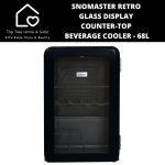 Snomaster Retro Glass Display Counter-top Beverage Cooler - 68L