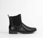 Flat Ankle Boot For Women - 8 Black