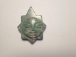 Moss Agate Sun Pendant F384