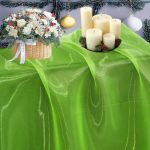 Mds Pack Of 5 Yard Sheer Organza Fabric For Wedding Party Home Event Banquet Decorations Backdrop Curtain Craft Dress Sewing Fas