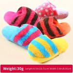 1PC Plush Dog Squeak Toy Slipper - Perfect For Training Biting Tooth Cleaning And Chewing Play