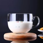 2 PC Jumbo Glass Mugs