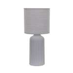 Eilina Ceramic Table Lamp Grey Brown - Grey