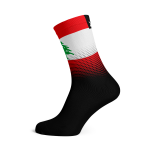 Lebanon Flag Sox - Large Black