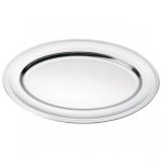 Oval Platter S steel 40 Cm