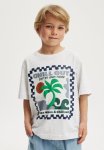 Cotton On Jonny Short Sleeve Print Tee - Snow Marle chill Out Do Your Thing