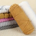 Charm Elves Acrylic Yarn Set 285G Multicolor 8-PLY Bulky Yarn For Hand Knitting Scarves Hats Sweaters - Variegated Marled Heathe