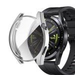 For Huawei Watch GT 3 42MM Fully Surrounded Tpu Case With Protective Film Silver