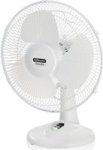 Mellerware Fan Desktop Plastic White 30cm 40w "aquillo