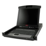 17 Rack Lcd Console With Integrated 16 Port Analog Kvm Switch