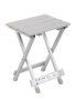 OZtrail - Aluminium Fold-up Stool - Silver