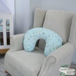 Feeding Pillow Cover Fancy Safari Light Blue