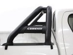 Toyota Hilux Legend 2016 – 2025+ Rollbar Double & Extended Cab Sports Bar With Oval Cross Members 409 Ss PC Black Asb