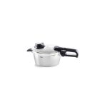 Fissler Vitavit Premium Pressure Cooker With Steamer Insert 3.7 Quart