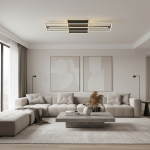 Woodline Double Twin Linear LED Ceiling Fitting