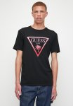 Guess Ss Cn Triangle Palm Tee - Black