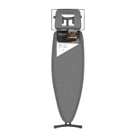 Taurus Argenta Pro Ironing Board Mesh Top Powder Coat Grey 124X40CM