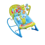 Multi-functional Newborn Kids Rocker Chair - Blue And Green