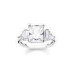 Ring White Stones - 58