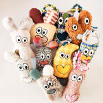 Lewis's Fugly Friends Dog Toy - Medium 20-25CM In Height Female Feminine In Looks - May Contain Lots Of Pink