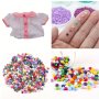 250PCS 3MM 4MM 6MM MINI Plastic Round 2 Holes Sewing Buttons For Dolls & Soft Toys Clothes Assorted Colours & Designs