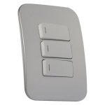 Three Lever Light Switch - Silver - Buy Online At 7 Triple 7