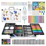 Mega Deluxe Pro Art & Craft Set With Aluminum Box - 190 Piece