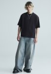 Boxy Fit Washed T-Shirt - Black