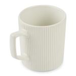 White Ribbed Mug