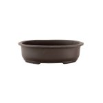 Japanese Deep Unglazed Oval Container - Medium 265 X 225 X 80MM