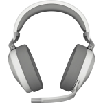 HS65 Wireless Premium White Headset 50MM Audio Drivers Omnidirectional MIC - Pc ps.