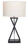 Bright Star Lighting Sleek & Stylish: TL695 Black Contemporary Table Lamp
