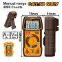 Ingco Manual Range Digital Multimeter Cat III - 600V DM36002