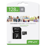PNY Performance 128GB Microsdxc Class 10 Uhs-i U1 Memory Card With Sd Adapter P-SDU12810PPL-GE
