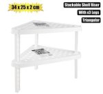 Shelf Riser 34X25X2CM Triangle W 3 Legs