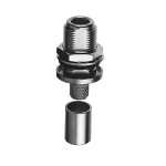 N Bulkhead Crimp RG213