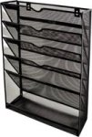 M740 Wire Mesh Wall File Organizer Document Storage Compartments