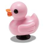 Pink 3D Rubber Ducky Jibbitz - Multi Osfa