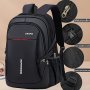 Leisure Schoolbag Simple Backpack Large Capacity Middle School Student Schoolbag Computer Travel Bag