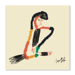 Bird Lady Art Print - A3