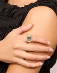 Goldair Gold Modern Square Watch Ring