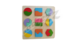 Shapes In Half 18 Piece